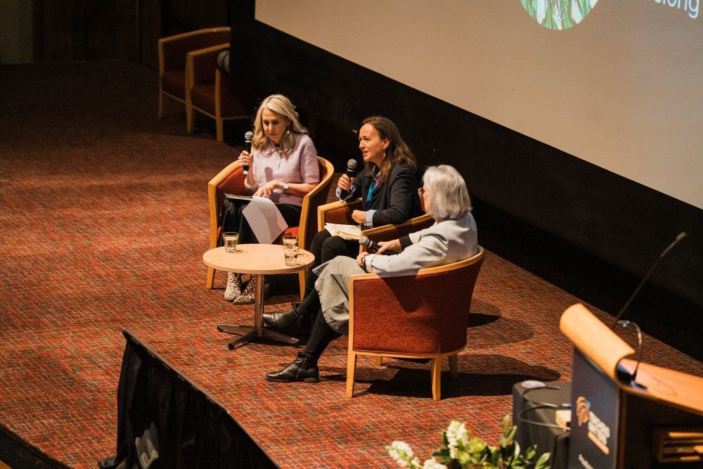 Lorraine Hammond Lyn Stone and Pamela Snow speaking at the Teaching Matters Summit